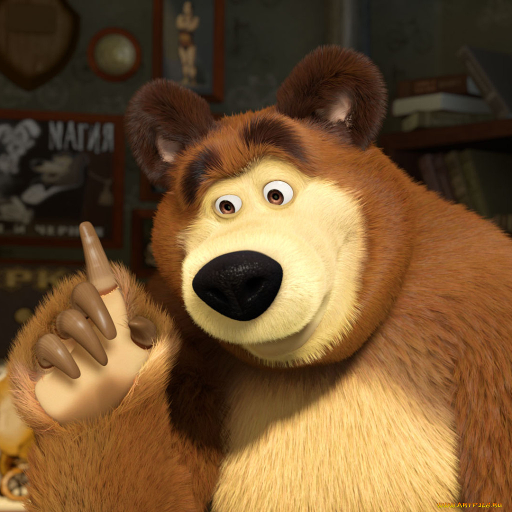 Картинки из мультфильма маша и медведь
